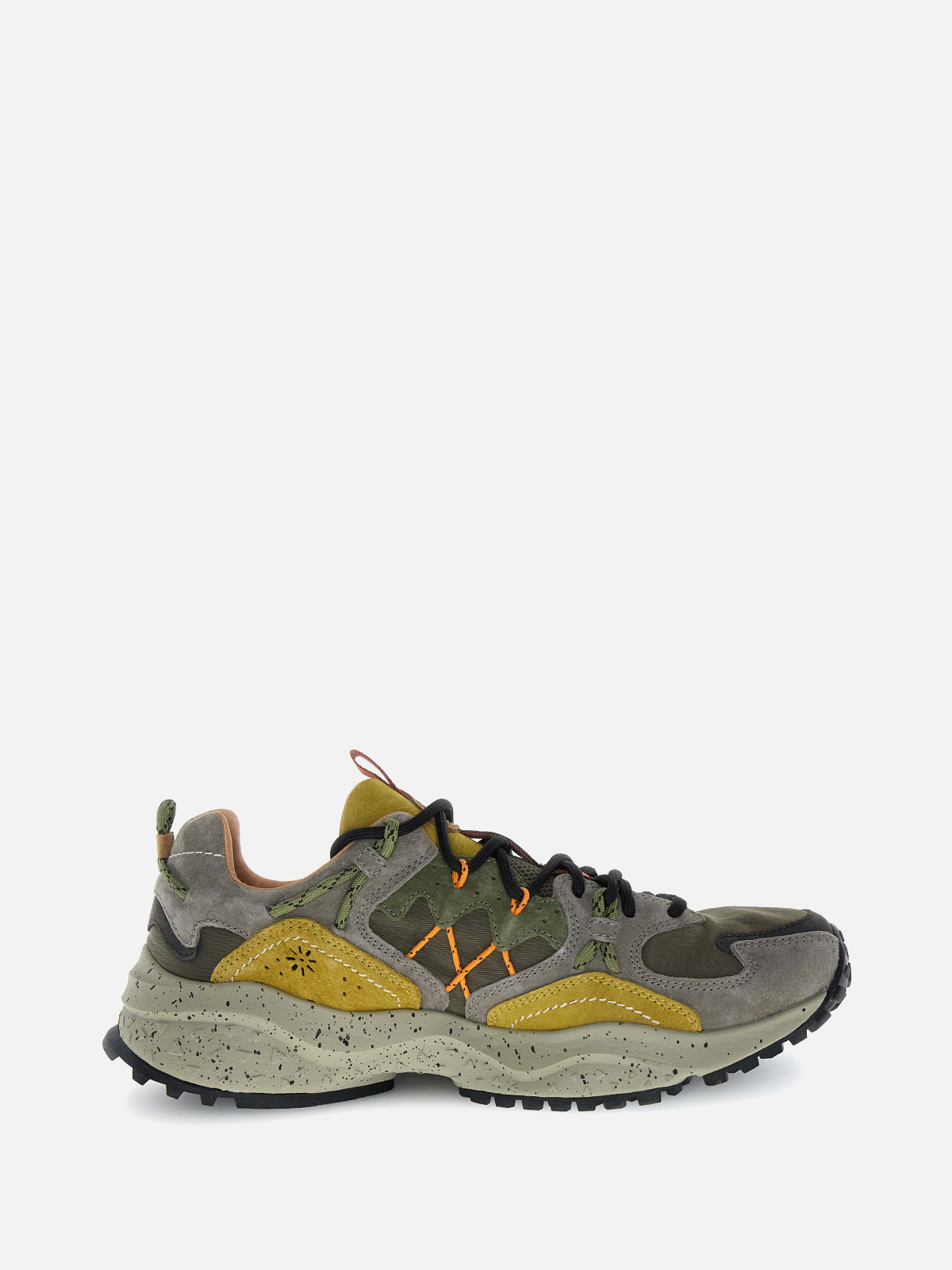 Flower Mountain Sneakers Yamabushi Man 4D96 Mud Dark Brown Acid