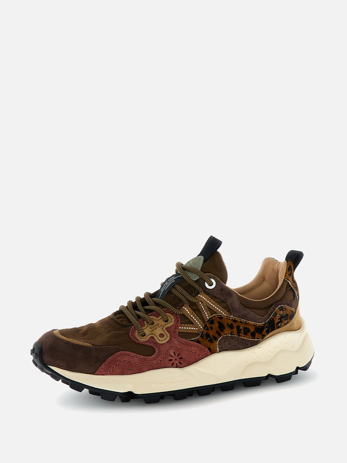 Flower Mountain Sneakers Yamano 3 Uni 1D34 Brown Bordeaux