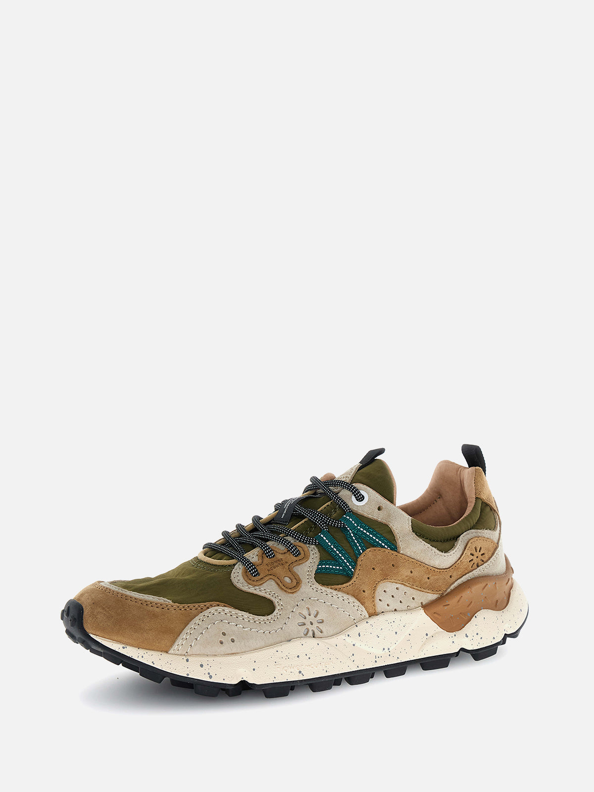 Flower Mountain Sneakers Yamano 3 Man 1E98 Cream Brown Taupe