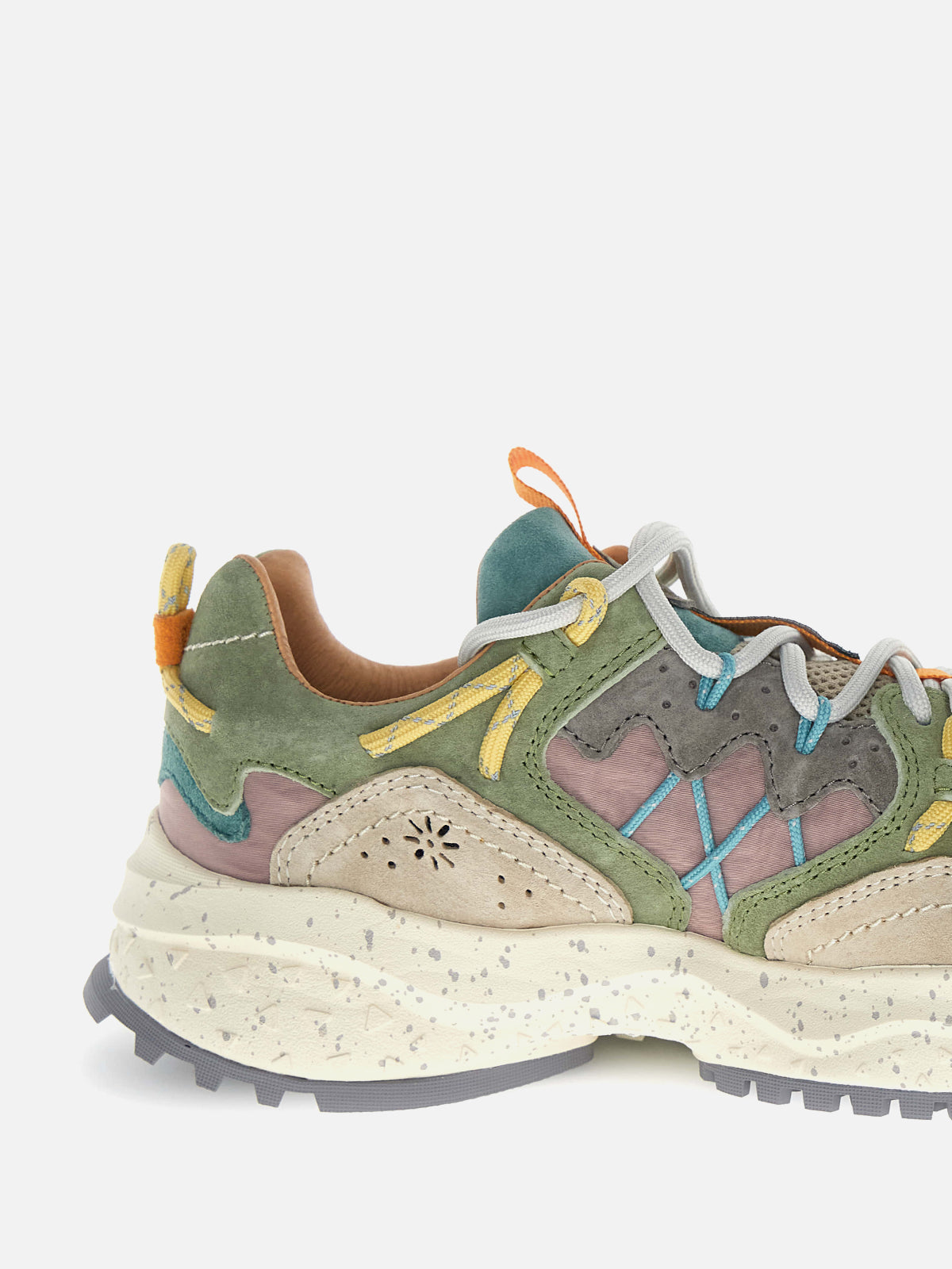 Flower Mountain Sneakers Yamabushi Woman 4D53 Mud Clay Beige