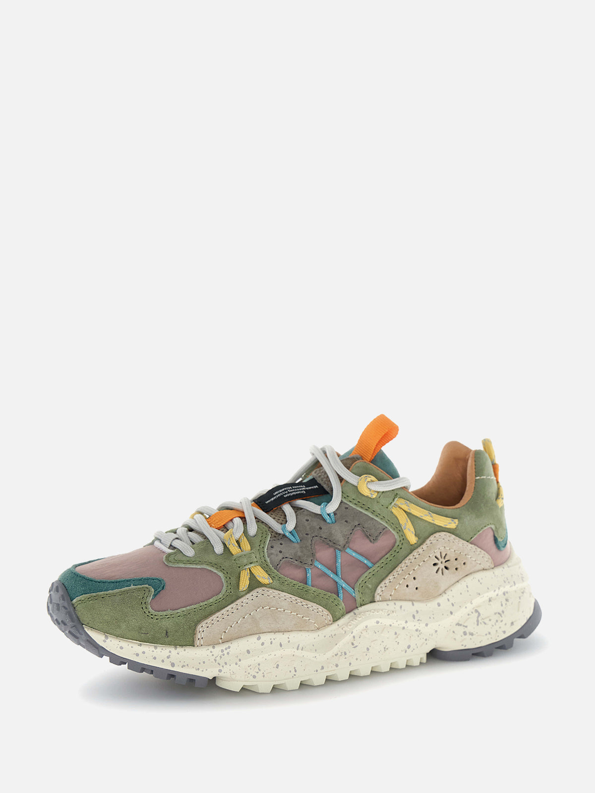 Flower Mountain Sneakers Yamabushi Woman 4D53 Mud Clay Beige