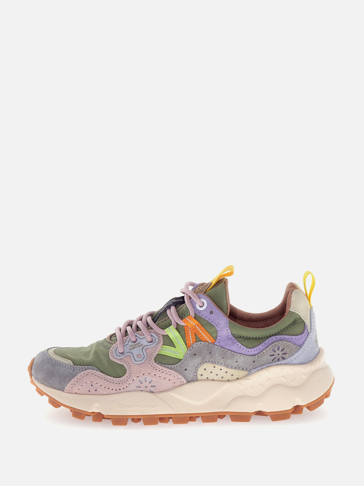 Flower-Mountain-sneakers-yamano-3-1B43-suede-nylon-grigio-militare-cipria--1