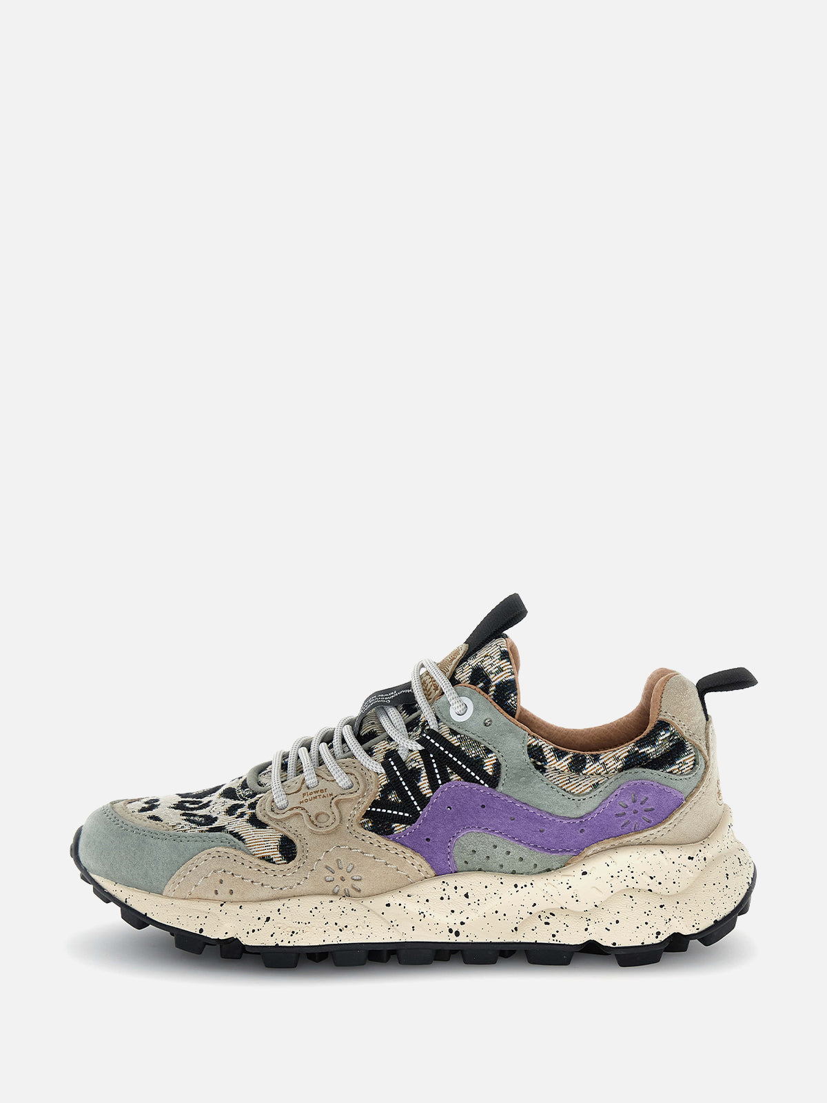 Flower-Mountain-sneakers-yamano-3-woman-3D21-suede-fabric-checked-taupe-cipria-black-1