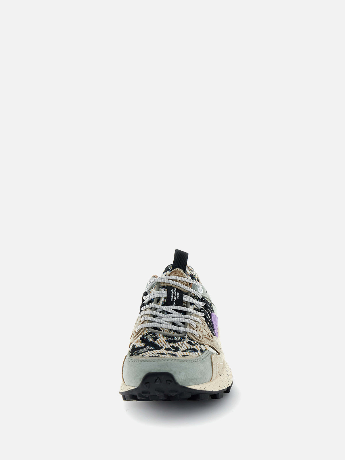 Flower Mountain Sneakers Yamano 3 Woman 3D21 Taupe Cipria Black