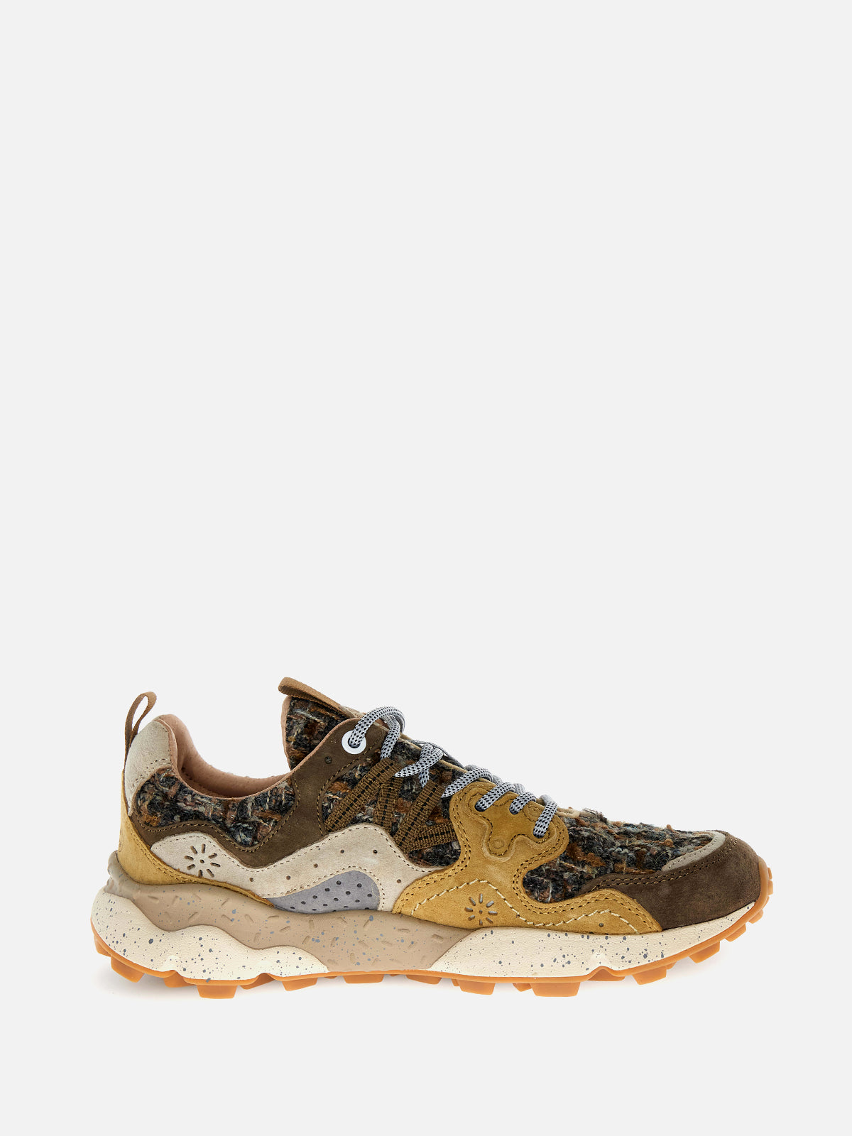 Flower Mountain Sneakers Yamano 3 Uni 4D75 Brown Cognac Beige