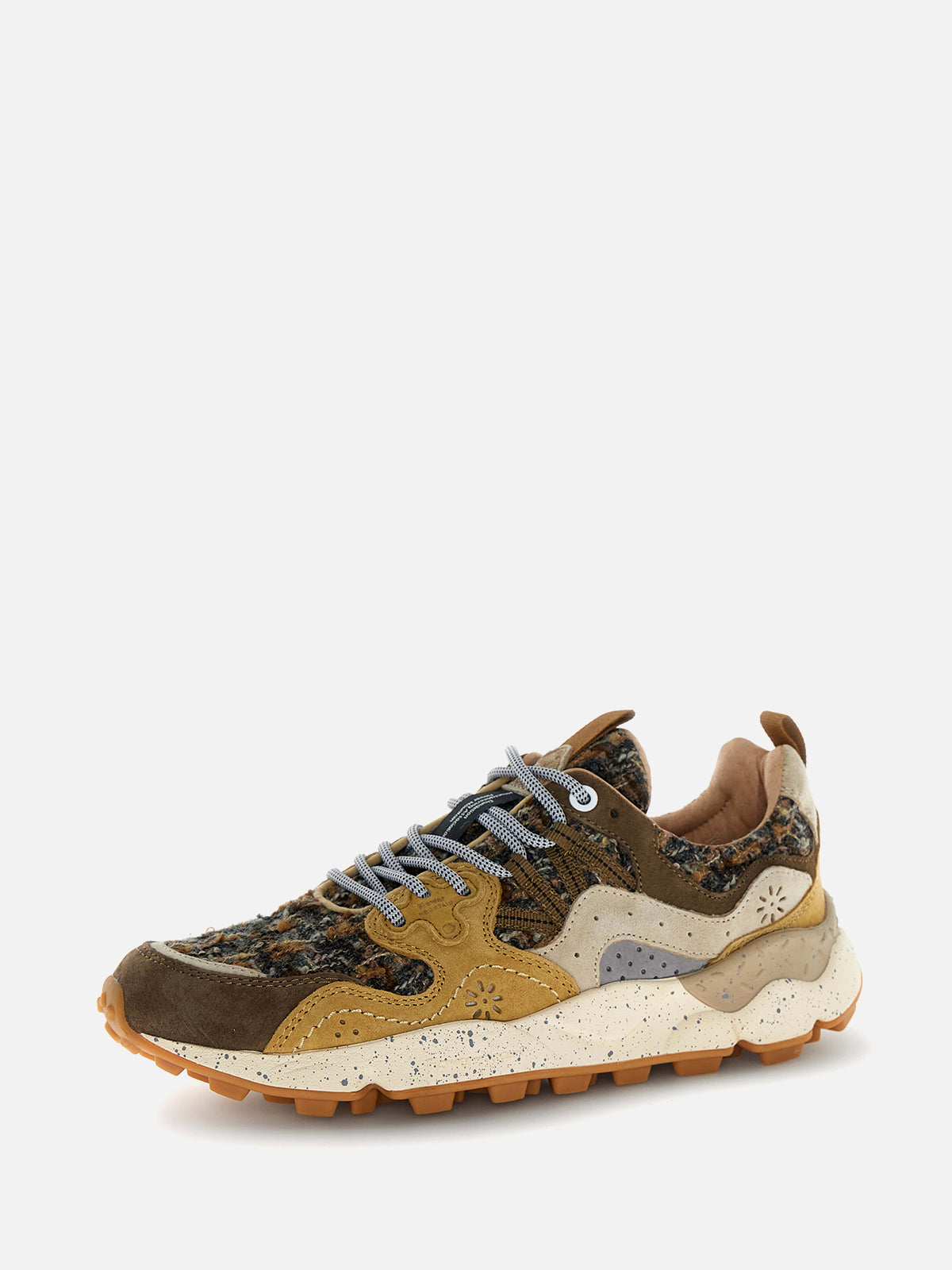 Flower Mountain Sneakers Yamano 3 Uni 4D75 Brown Cognac Beige