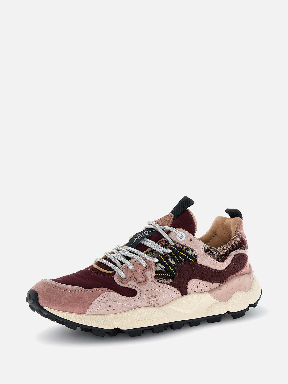 Flower Mountain Sneakers Yamano 3 Woman 1I88 Purple Pink Brown