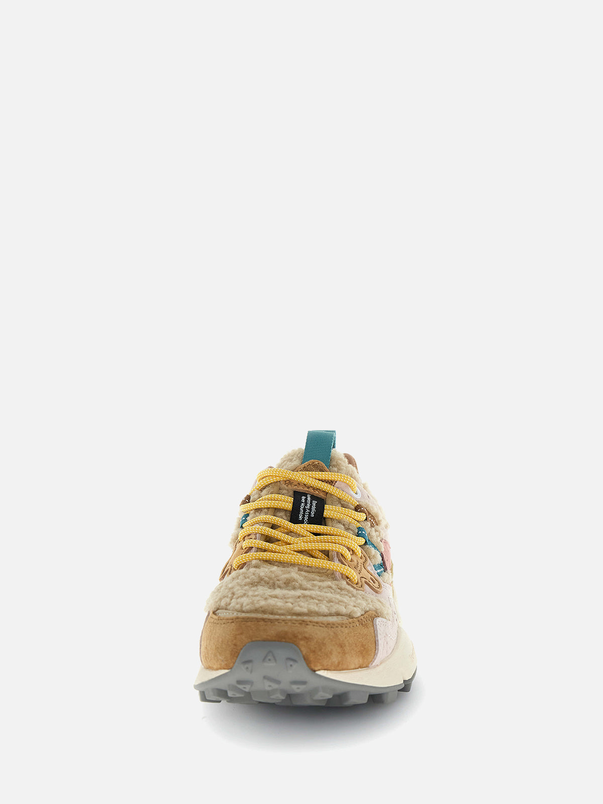 Flower Mountain Sneakers Yamano 3 Woman 4D11 Light Brown Rose Beige