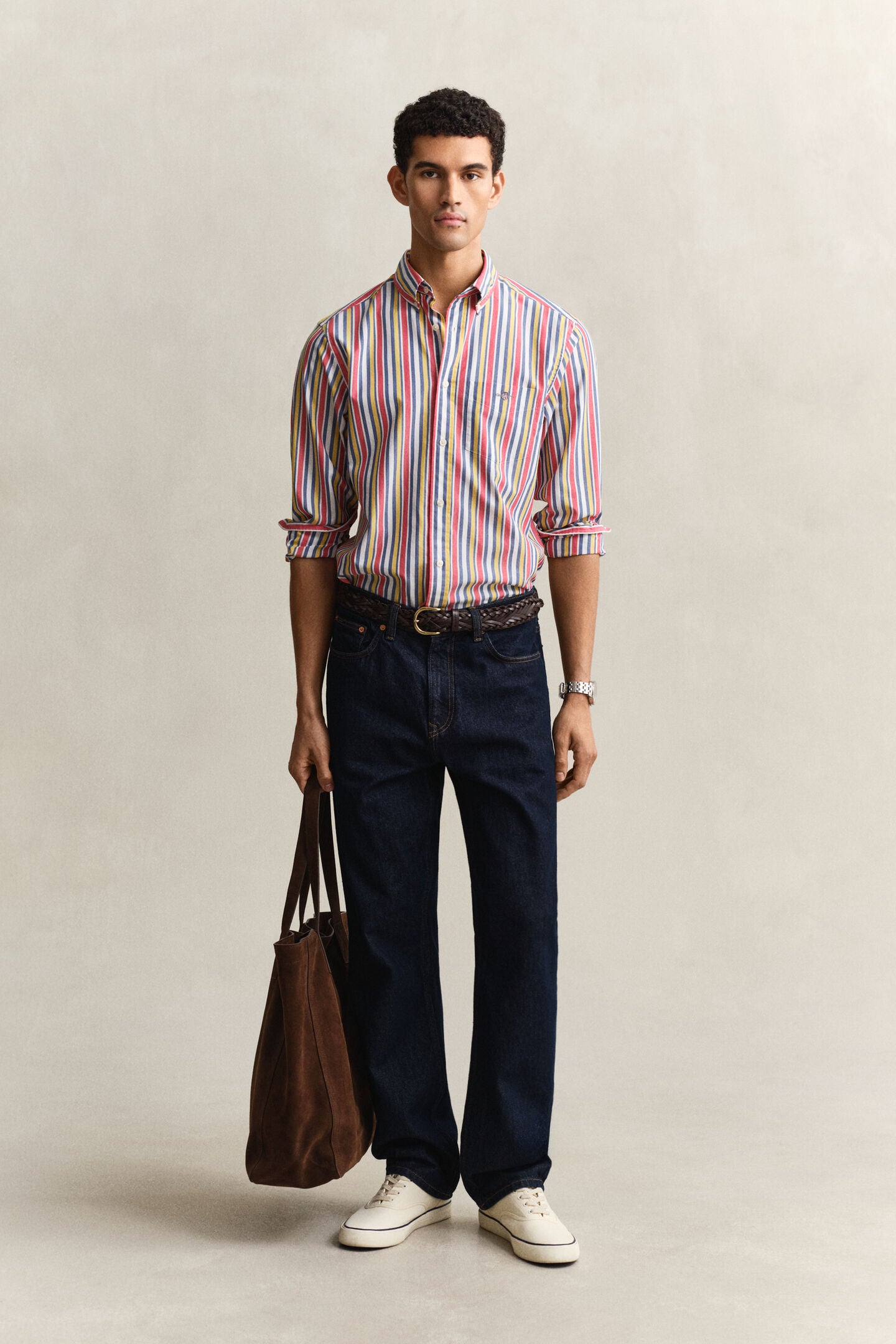 GANT-CAMICIA-POPELINE-RIGHE-MULTICOLORE-3260005-105-5