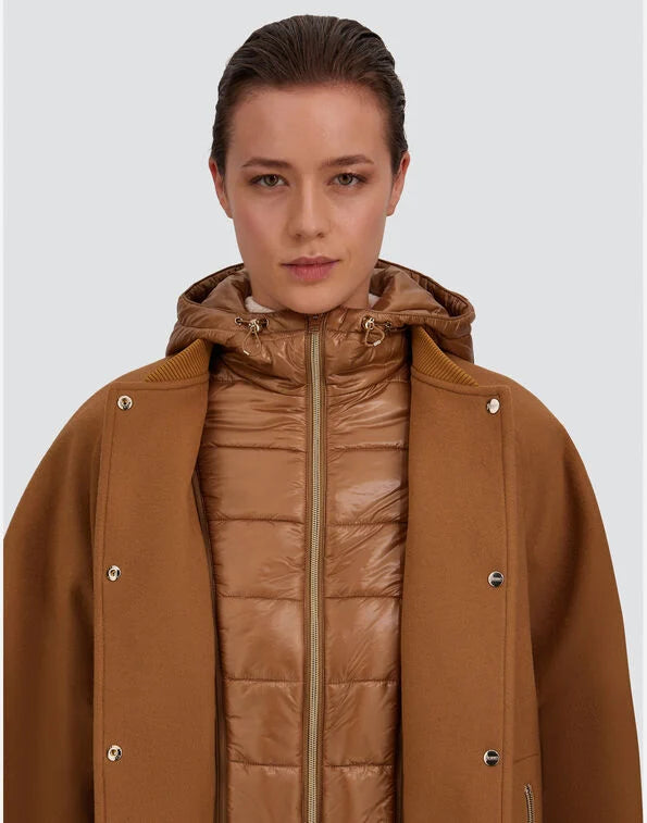 Herno Giacca In Panno Di Lana E Nylon Ultralight Cammello