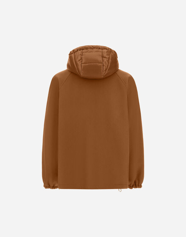 Herno Giacca In Panno Di Lana E Nylon Ultralight Cammello