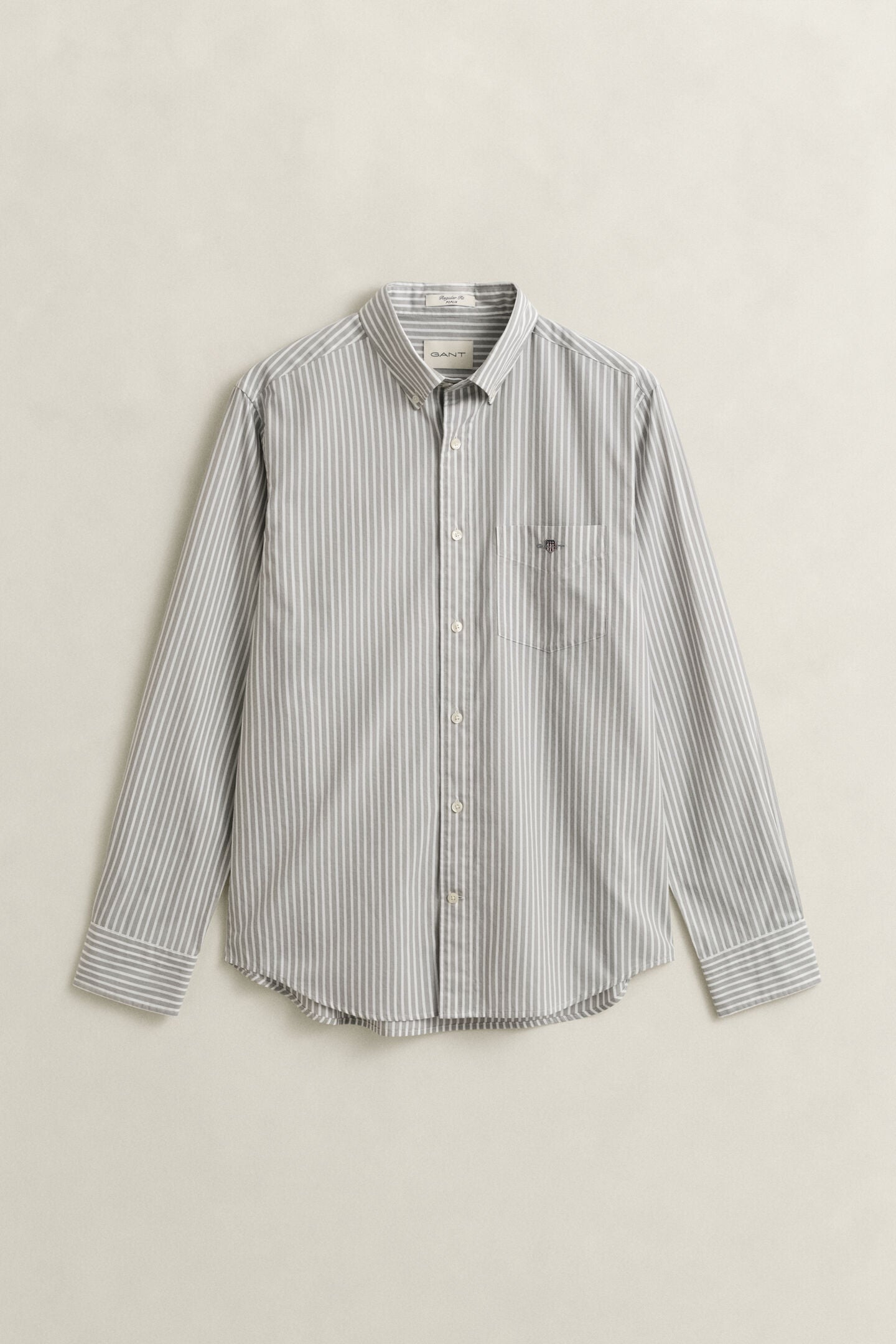 Gant-camicia-regular-popeline-a-righe-cotone-3000100-32-grigio-1