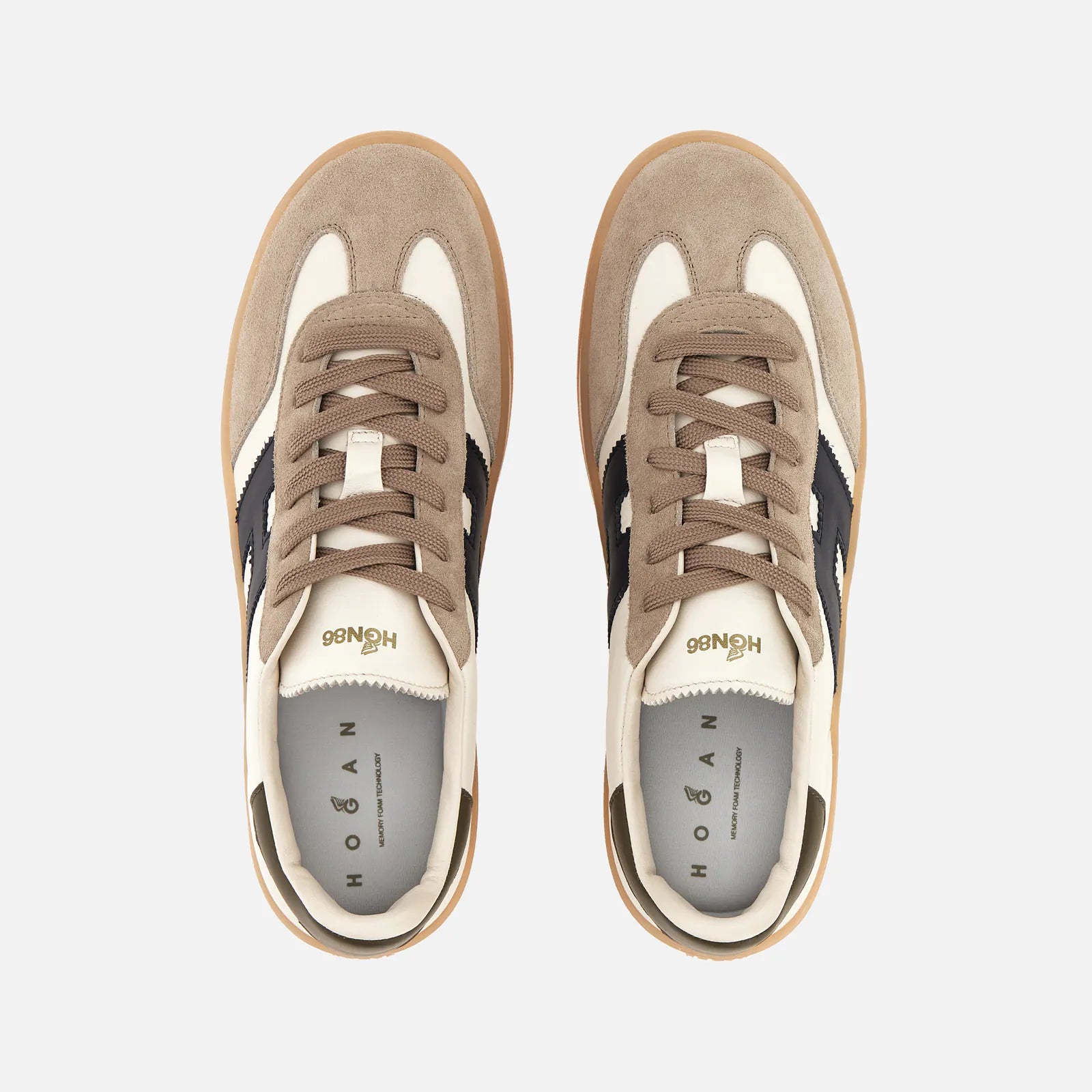 Hogan Sneakers Cool Avorio Beige Marrone