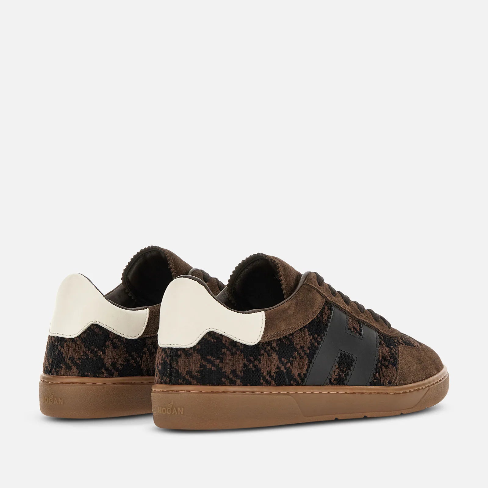 Hogan Sneakers Cool Pied De Poule Marrone