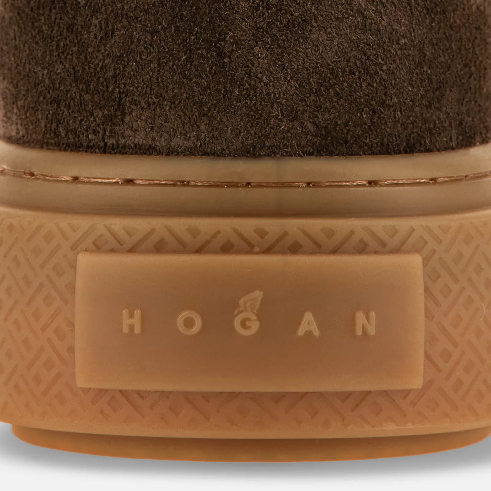 Hogan Sneakers Crosswind Pied De Poule Marrone