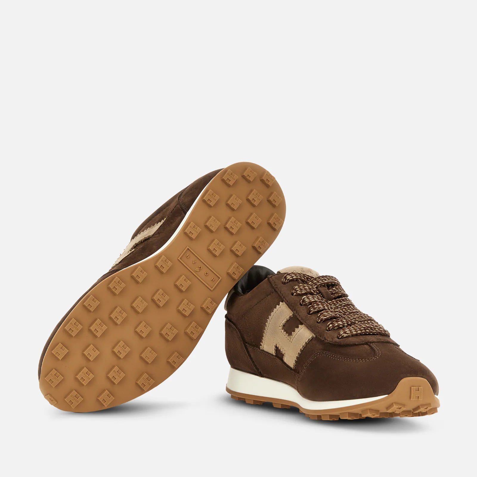 Hogan Sneakers Athletic Marrone