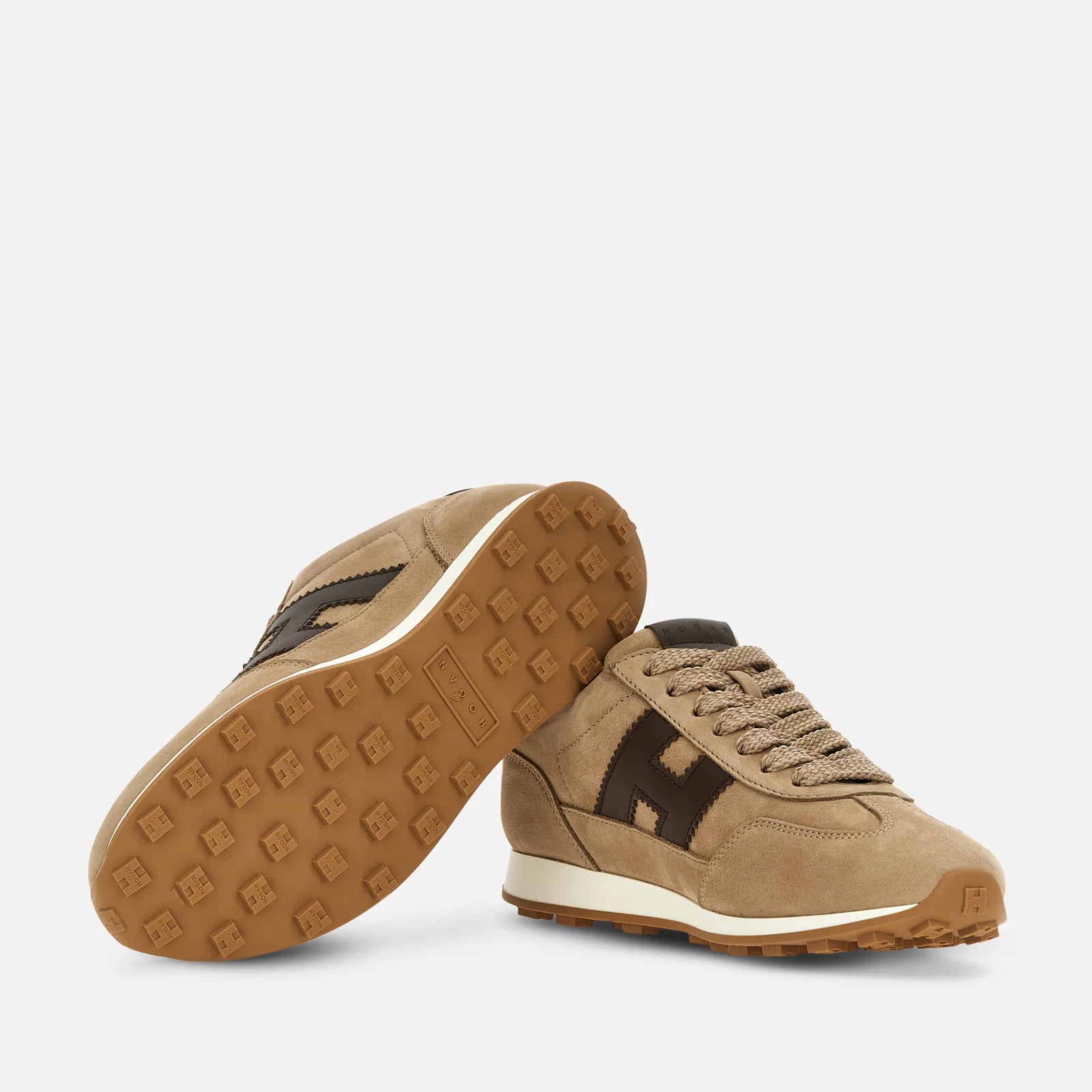 Hogan Sneakers Athletic Beige Marrone