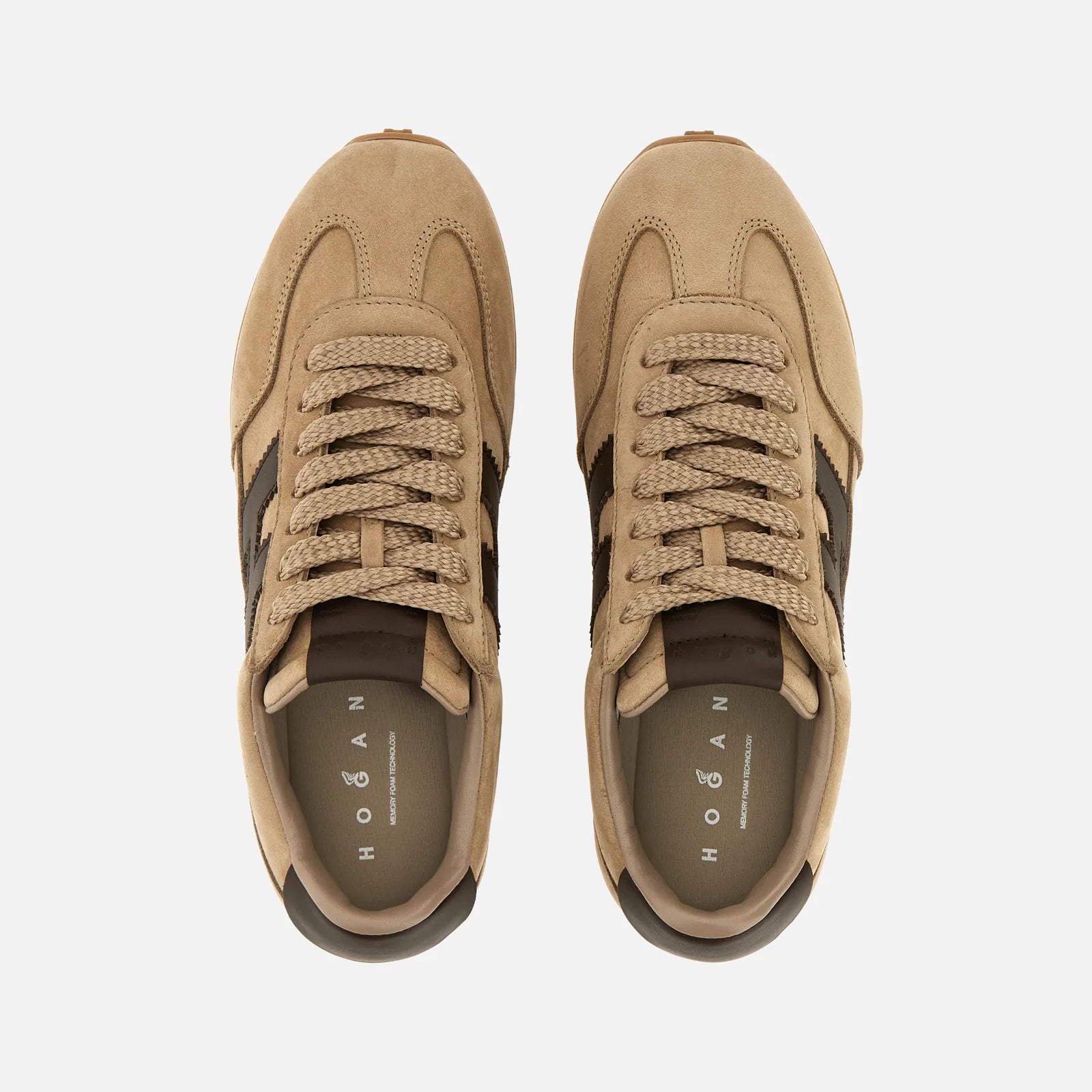 Hogan Sneakers Athletic Beige Marrone