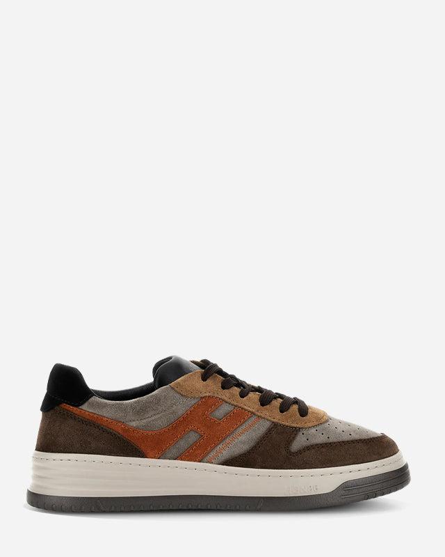 Hogan-Sneakers-H630-Marrone-Grigio-Arancio-HXM6300EU50PJQ945V-1