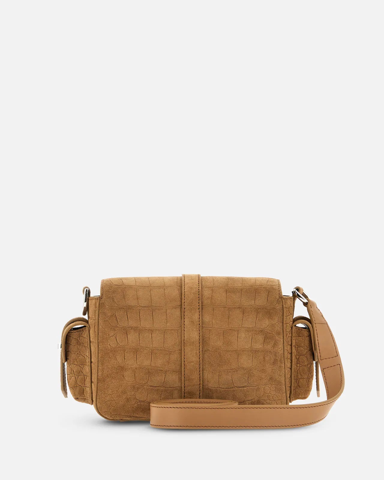 Hogan Borsa Flap Piccola Scamosciata Beige