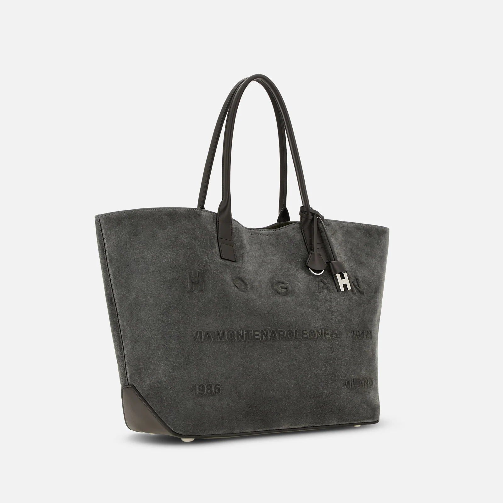 Hogan Borsa Shopping Address Media Grigio