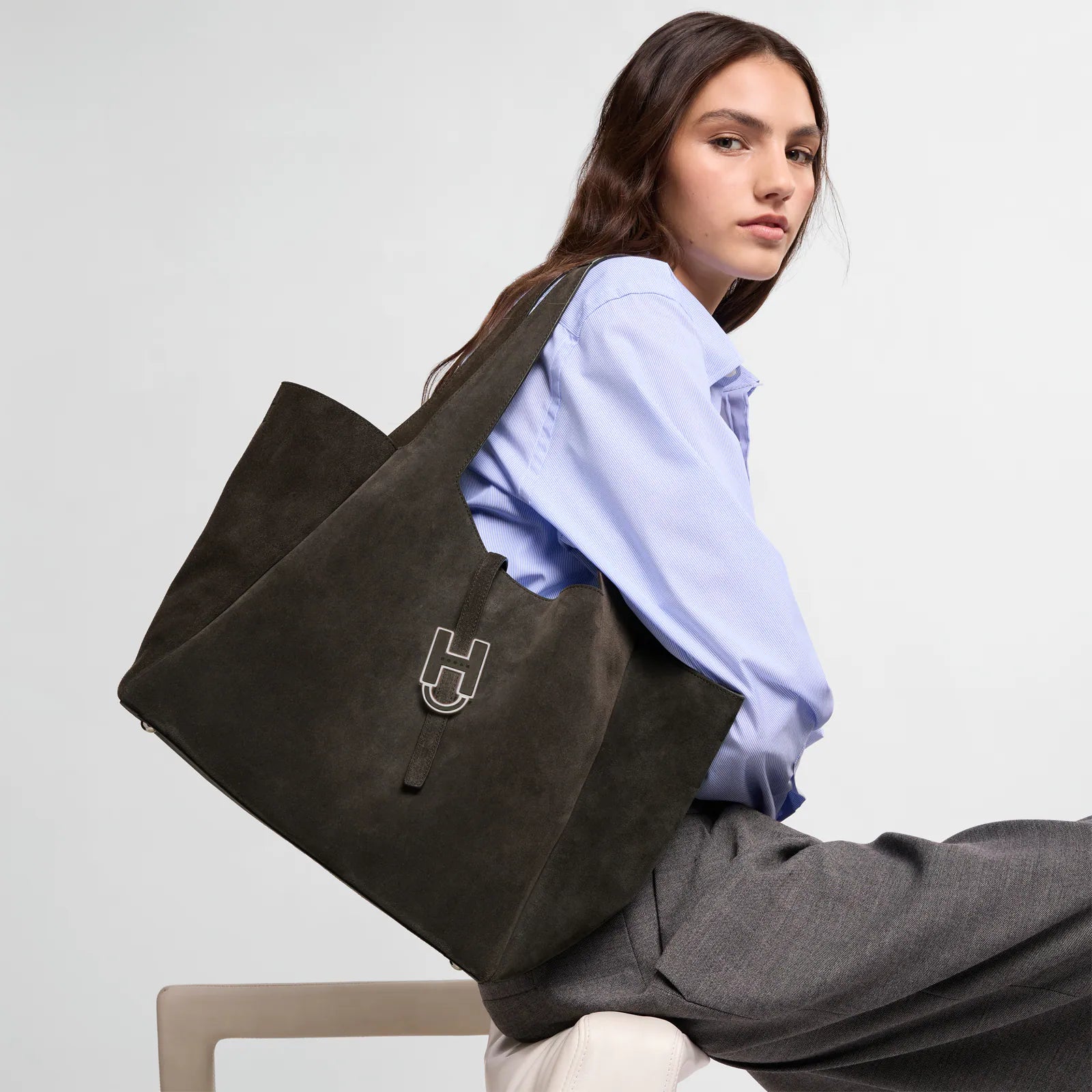 Hogan Borsa Shopping Trend Marrone