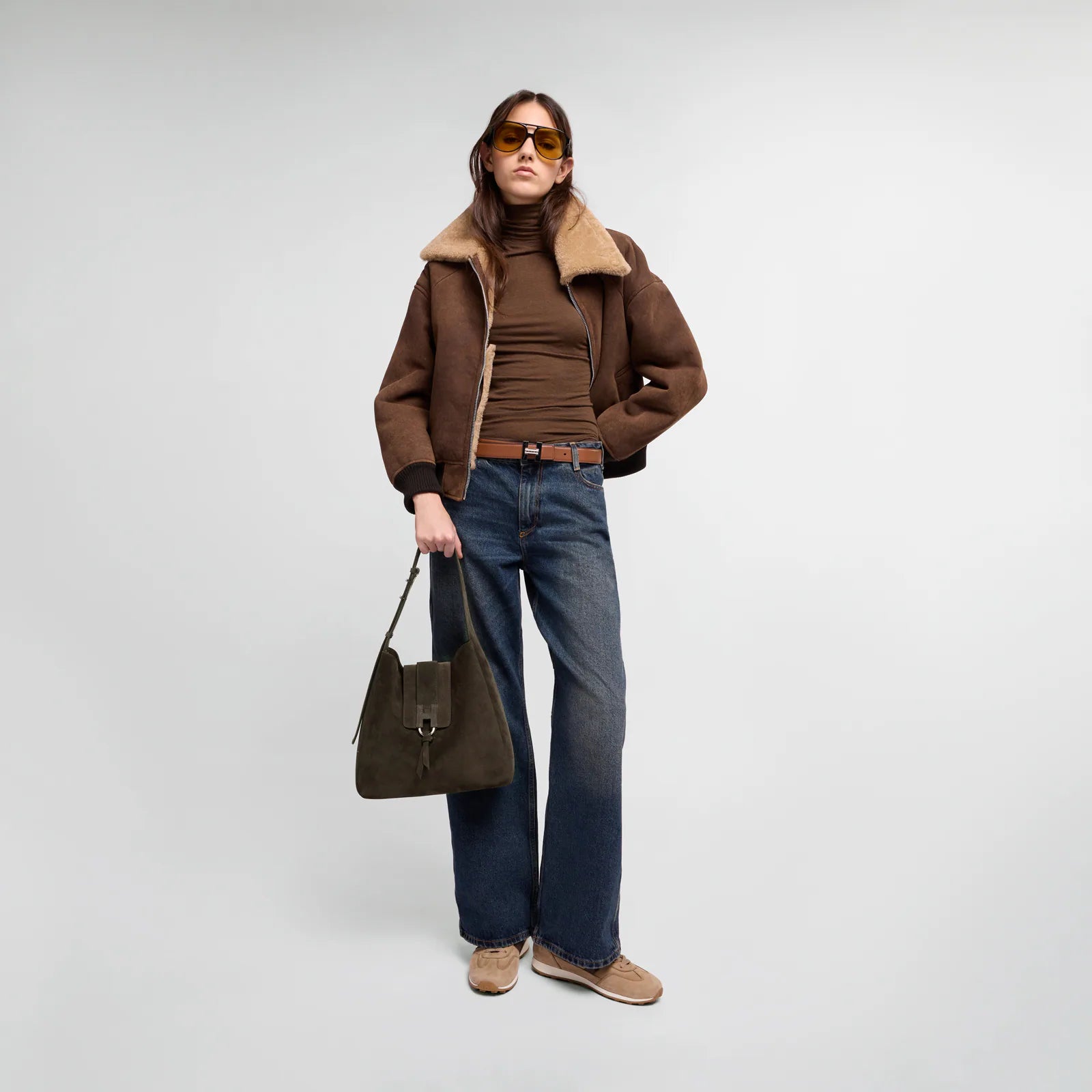 Hogan Borsa Hobo Trend Marrone