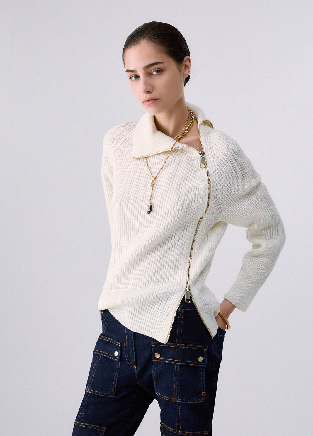 LIU-JO-maglia-in-lana-con-zip--WF6216MS05110701-1-N