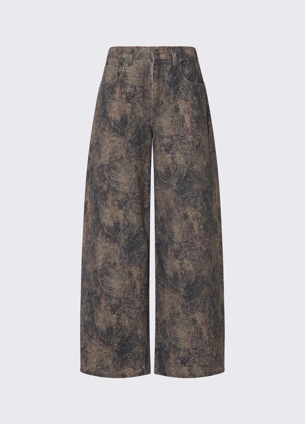 LIU-JO-pantaloni-boy-con-stampa-glitter-MARRONE-UF6163T684AL9146