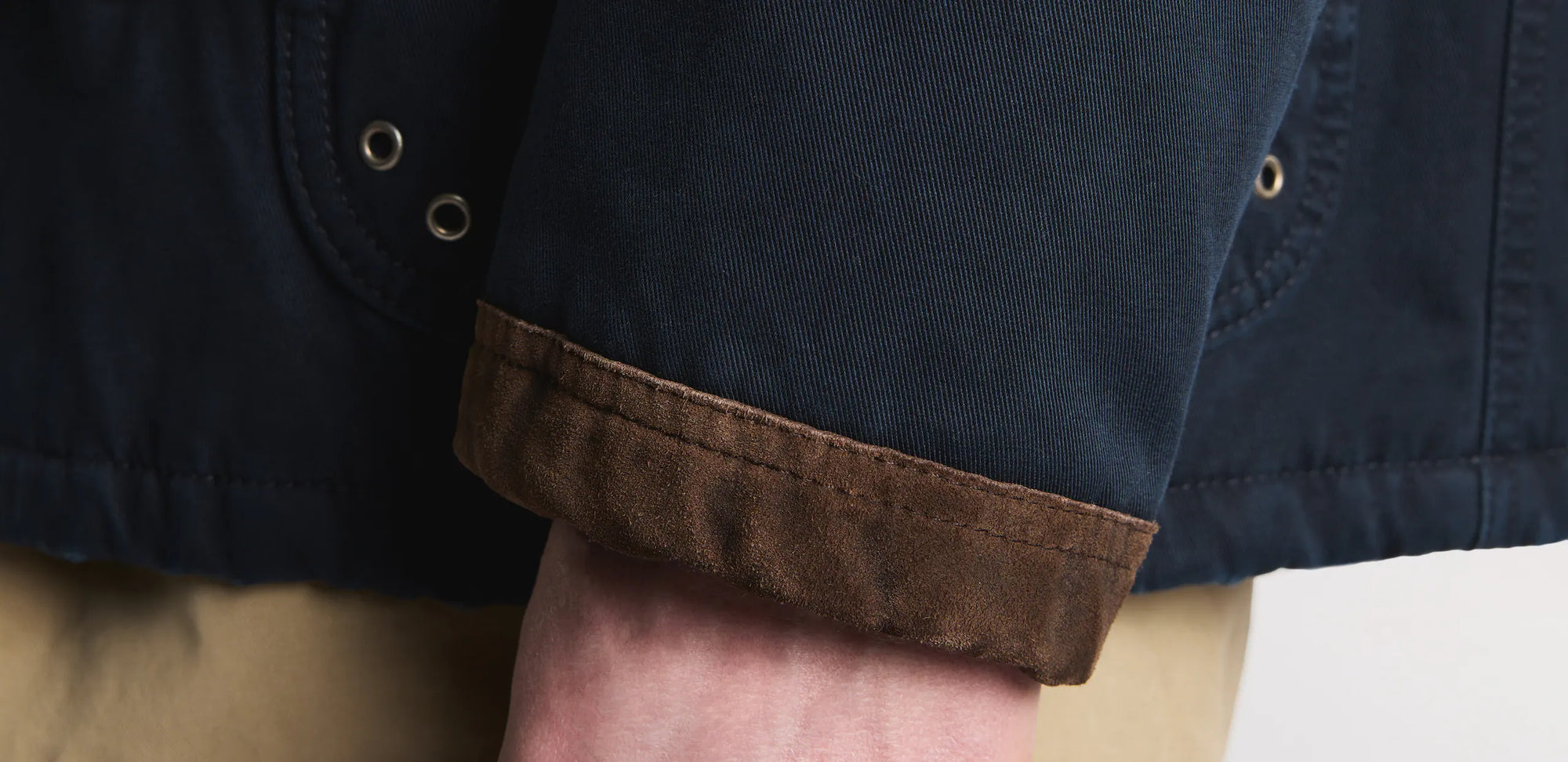 Fay 4 Ganci In Cover Di Cotone Navy