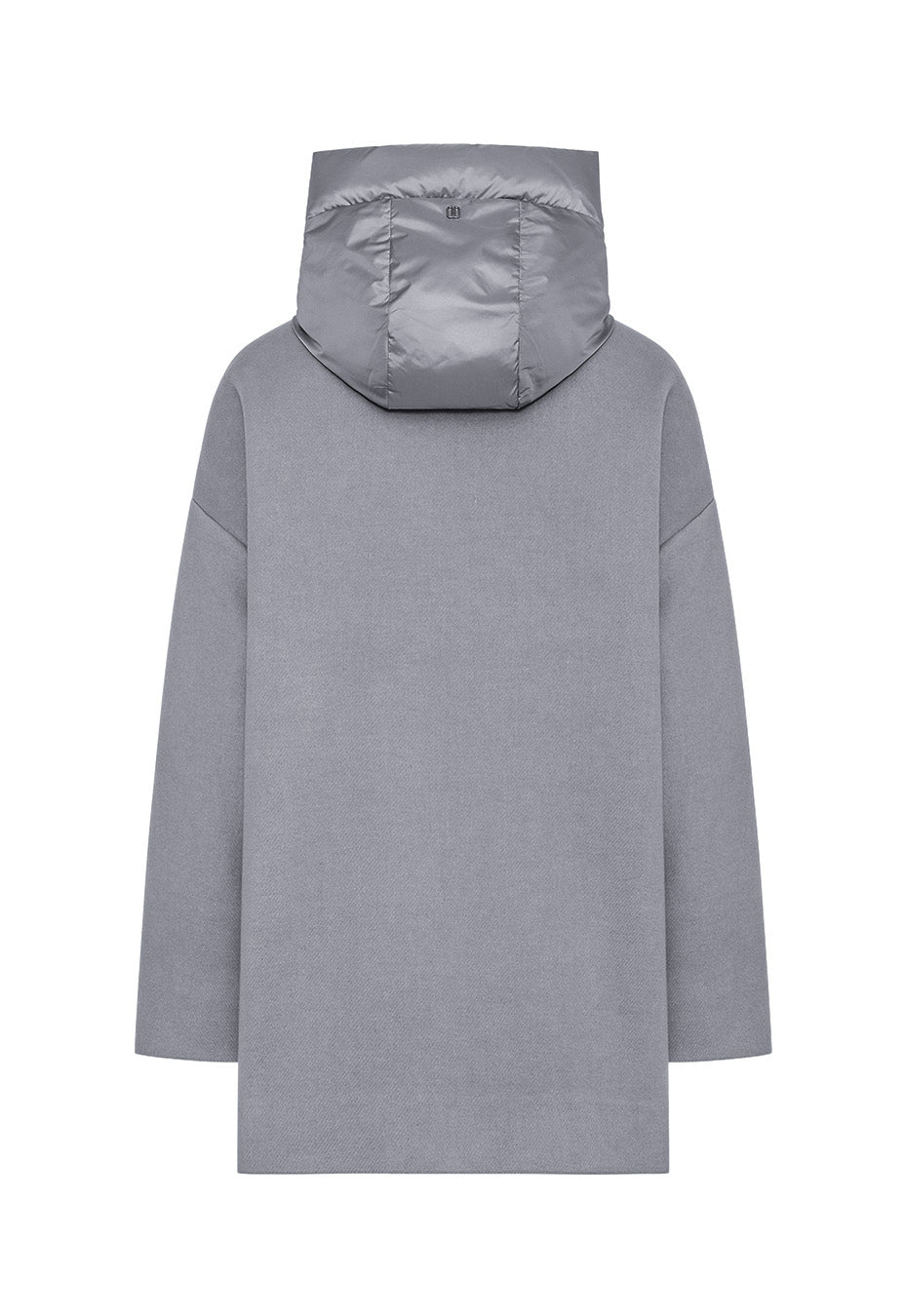 Duno Mayu Large Wool Cape Silver