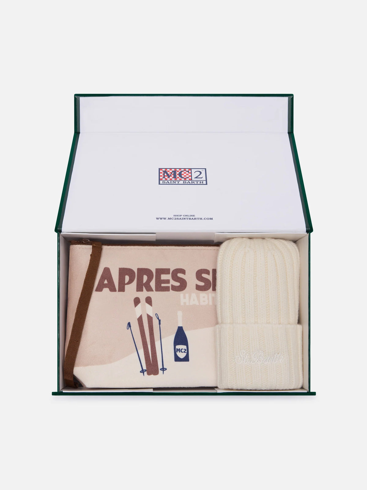 MC2-SAINT-BARTH_BOX004403627M-pochette-with-apres-ski-print-and-beige-beanie-set