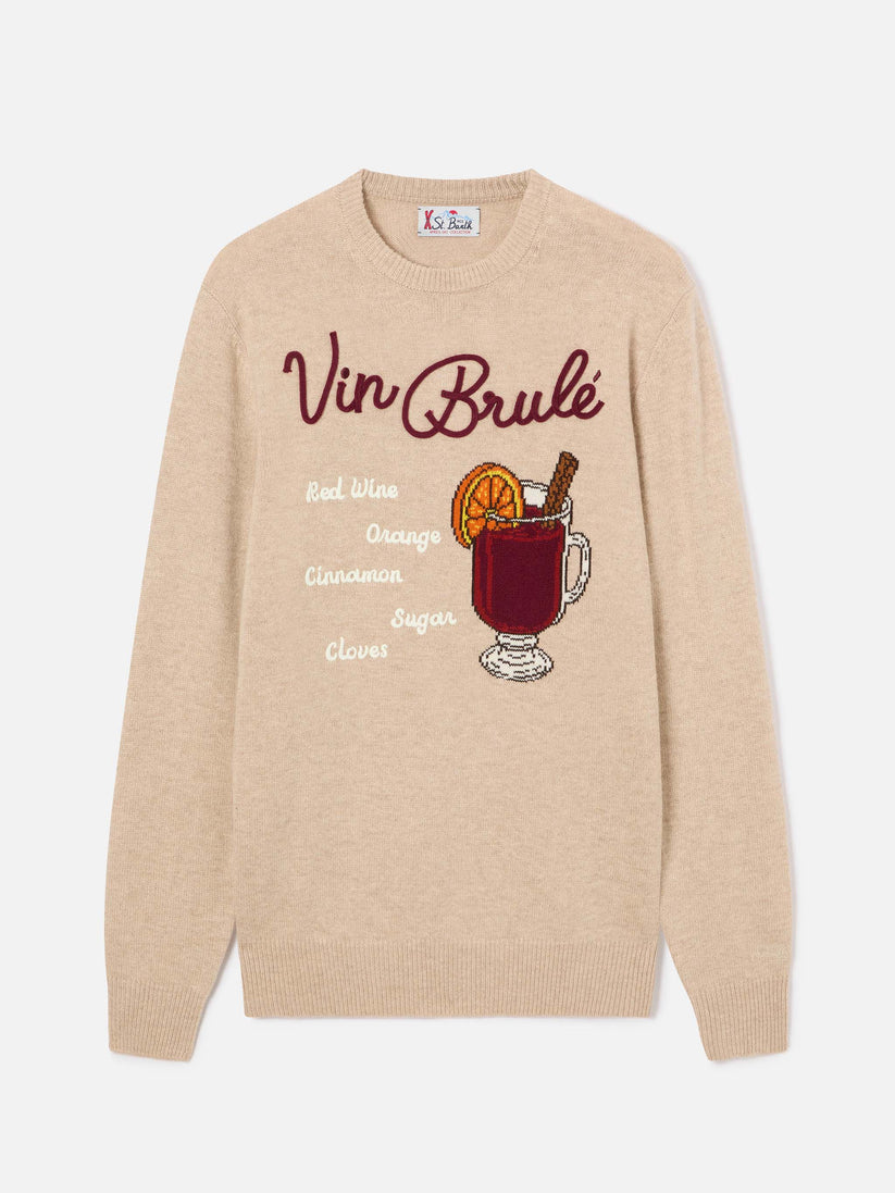MC2-SAINT-BARTH_HER000100407M-MAN-CREWNECK-beige-vin-brule