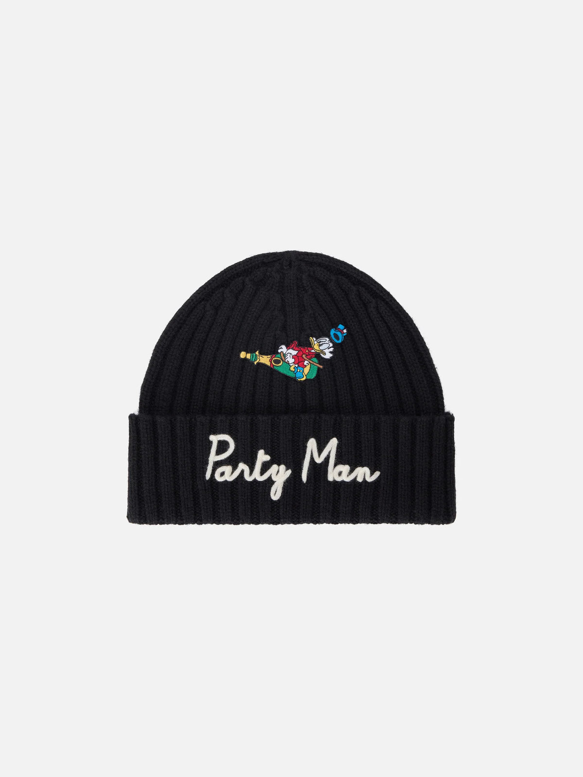 MC2-SAINT-BARTH_WENG00103777M-black-wengen-beanie-with-party-man-embroidery-and-patch-special-edition