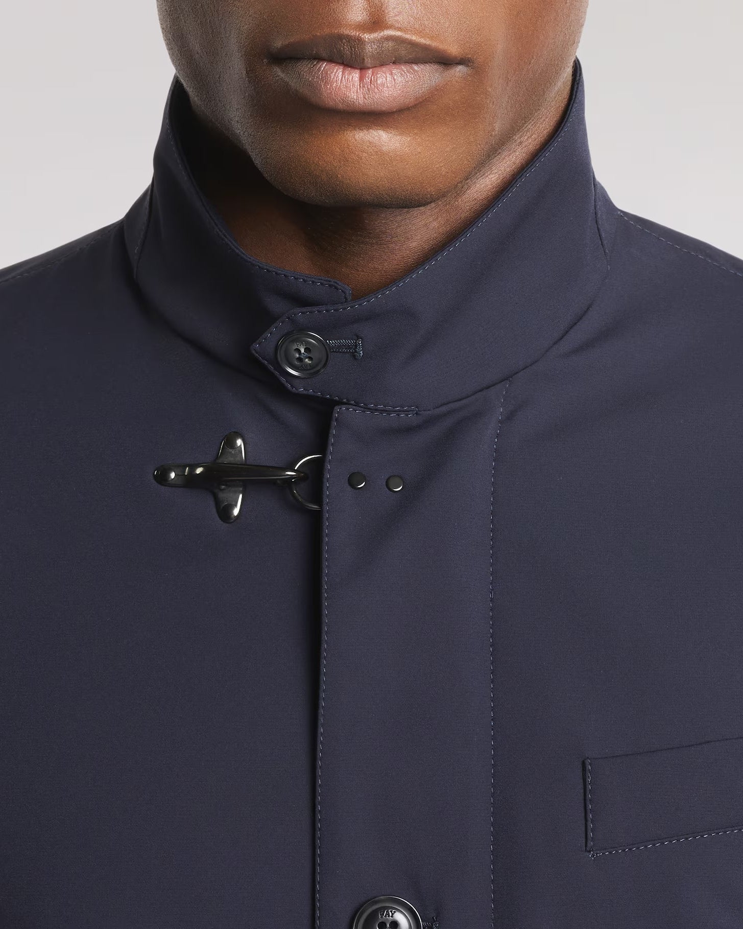 Fay Blue Stretch Nylon Travel Jacket
