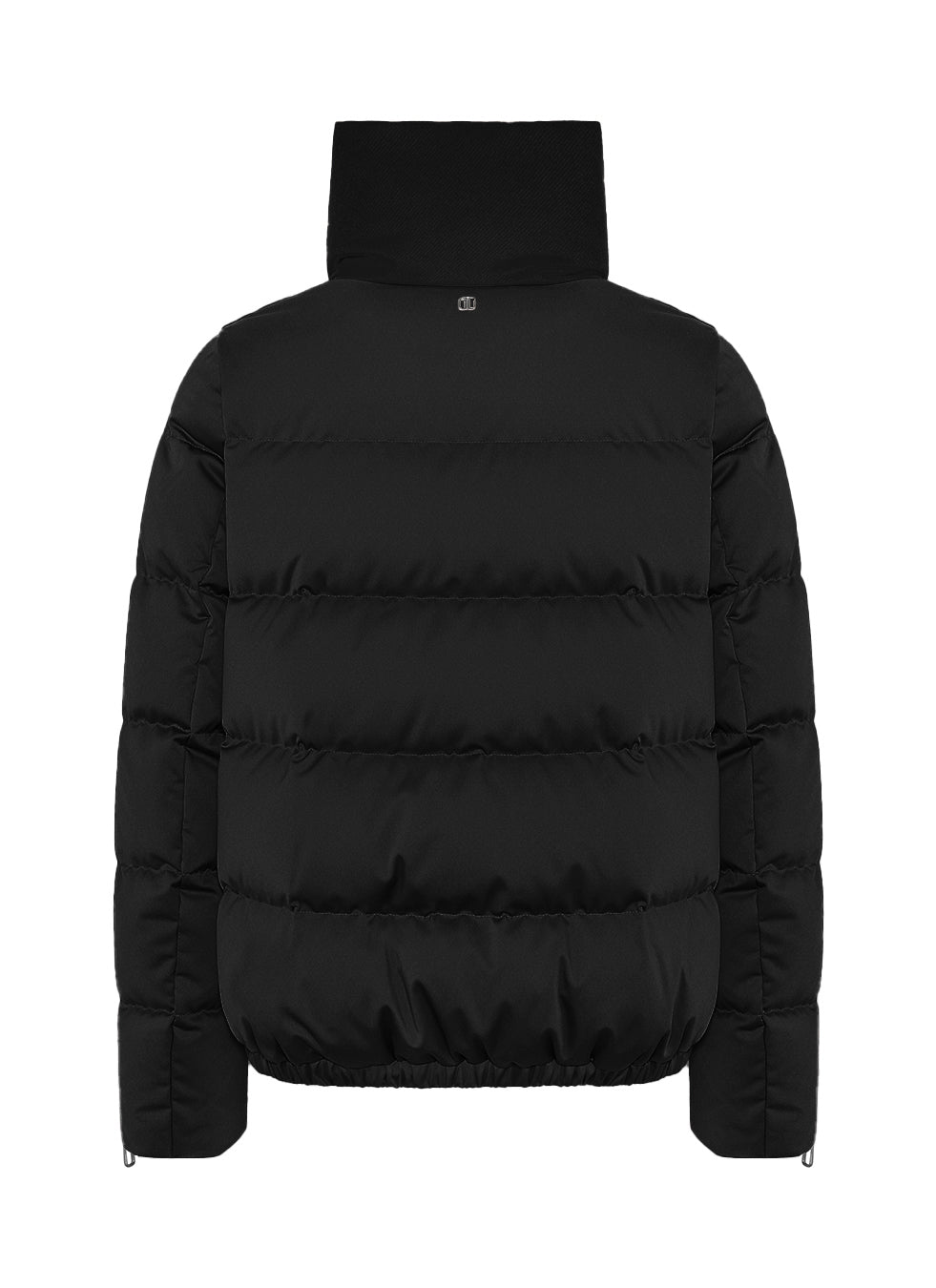 Duno Nerea Wool And Satin Down Jacket Black