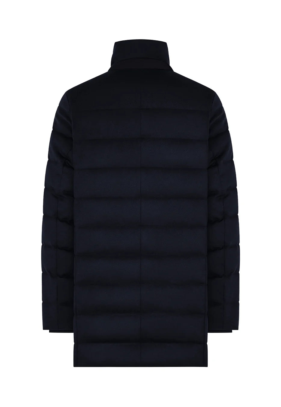 Duno Orlando F Prussian Blue Technical Wool Quilted Down Jacket