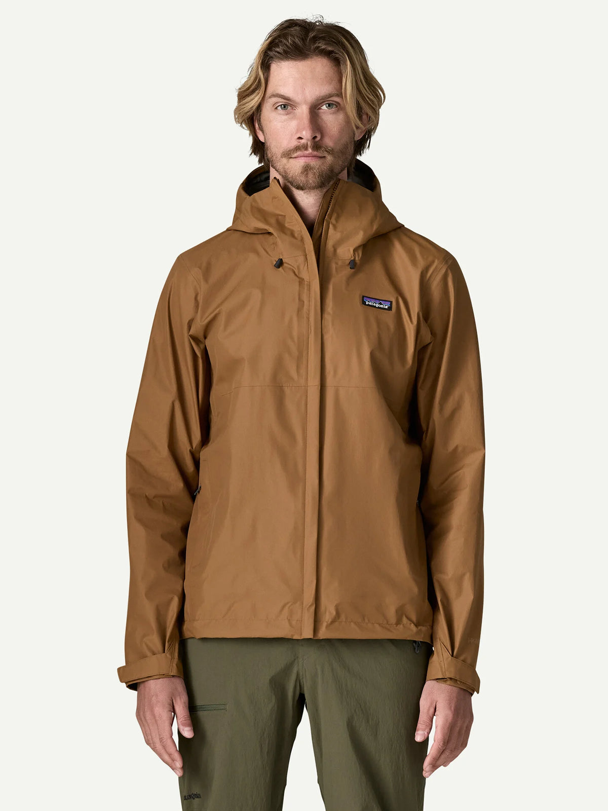 Patagonia Men's Torrentshell 3L Rain Jacket Deer Brown