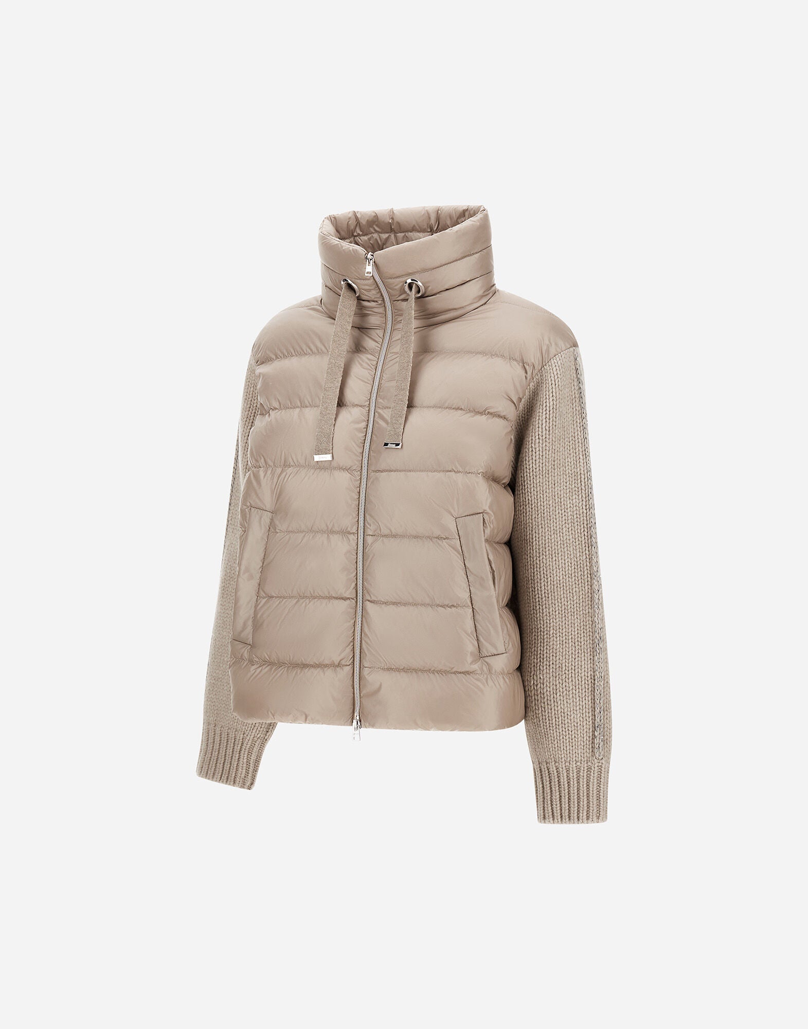 Herno Giacca Resort In Nylon E Maglia Chantilly Sabolo