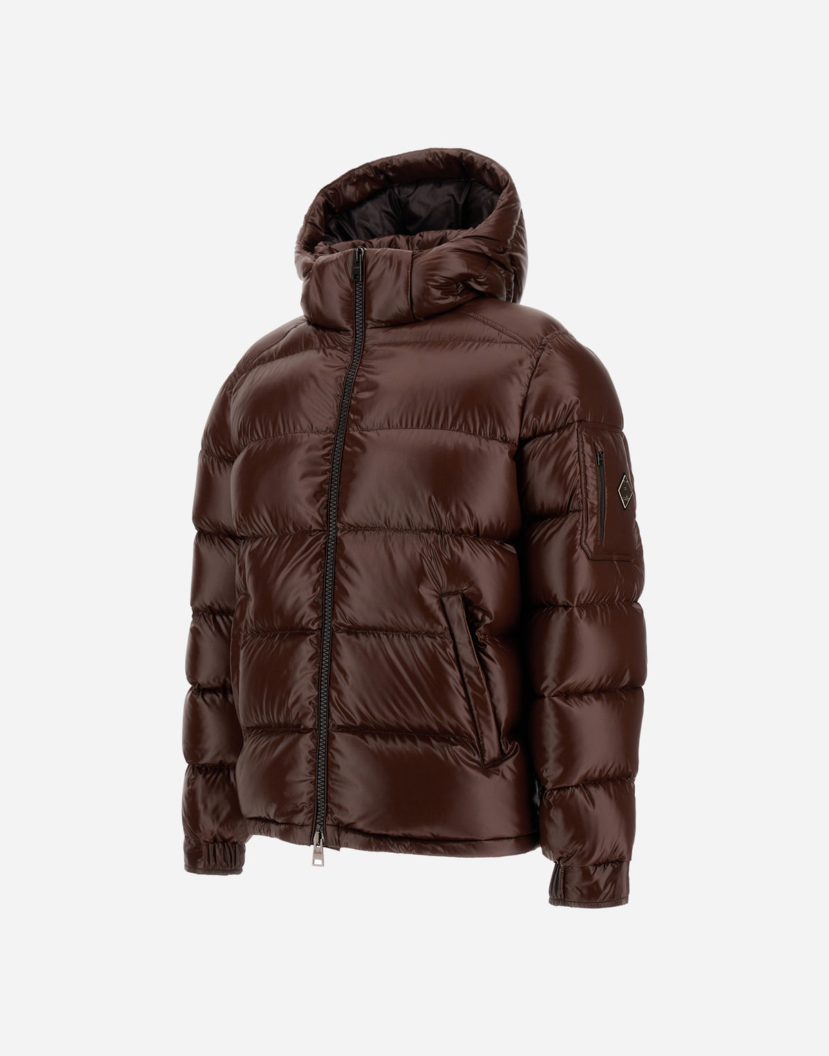 Herno Giubbotto In Nylon Lucido Testa Di Moro