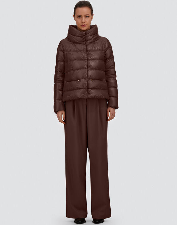Herno Ultralight Nylon Cape Dark Brown