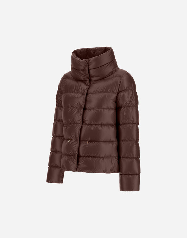 Herno Ultralight Nylon Cape Dark Brown