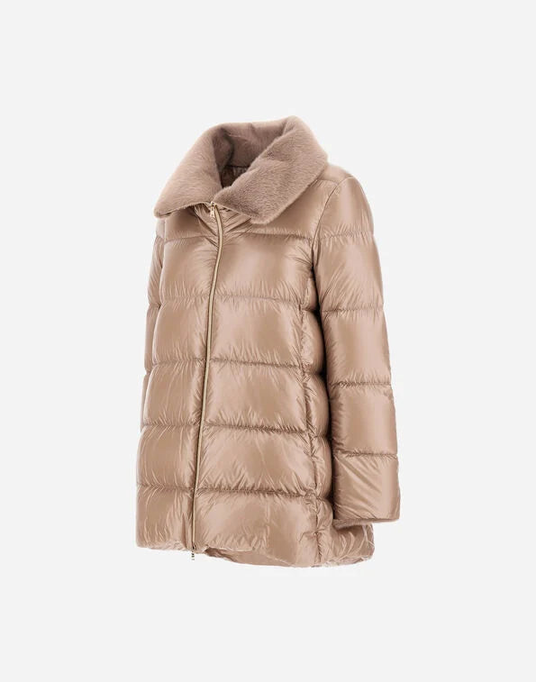 Herno A-Shape In Nylon Ultralight Tortora