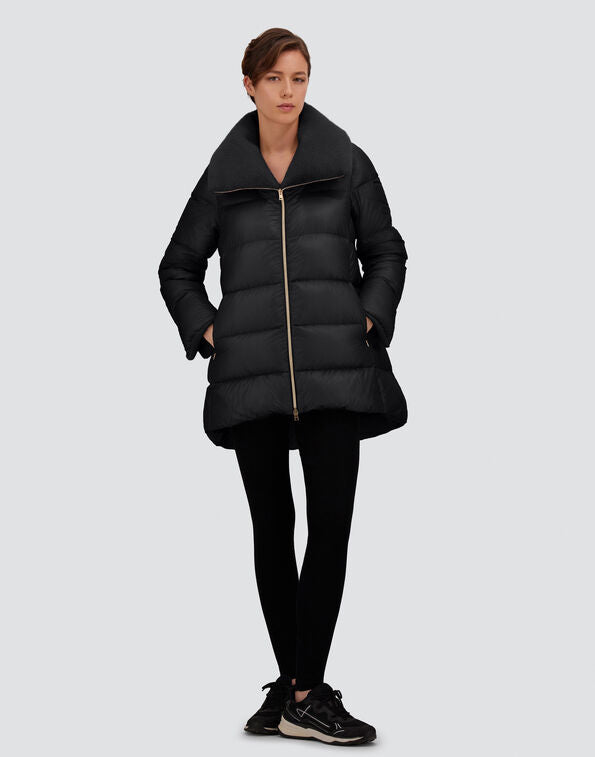 Herno A-Shape In Nylon Ultralight Nero