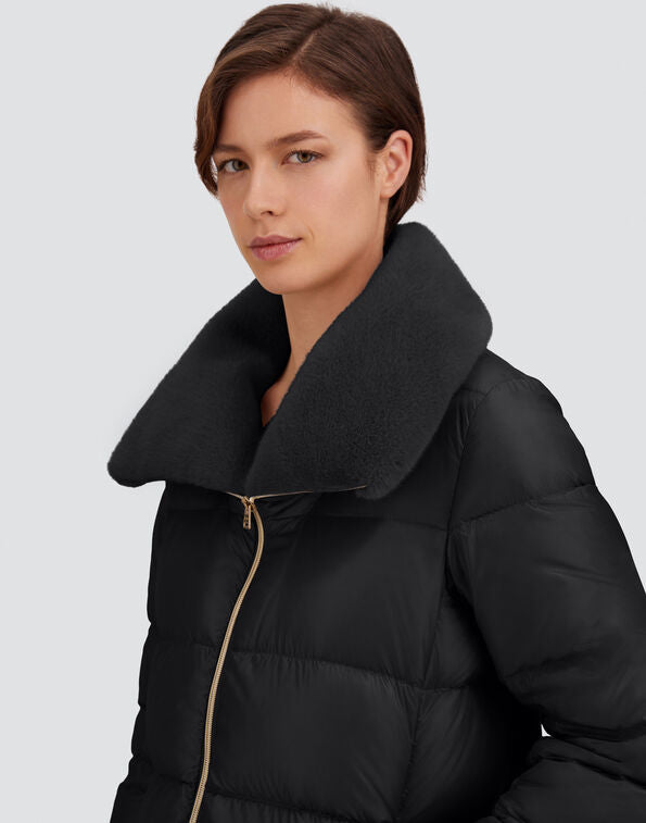 Herno A-Shape In Nylon Ultralight Nero