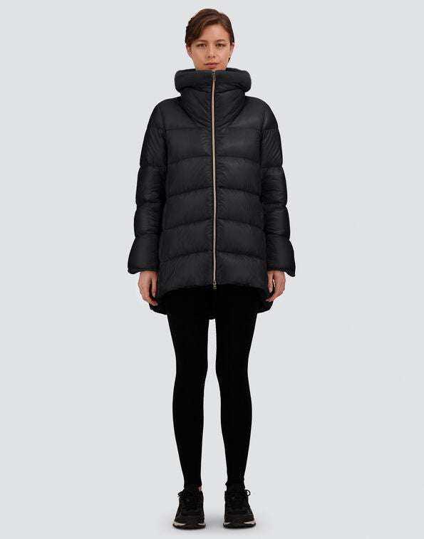Herno A-Shape In Nylon Ultralight Nero