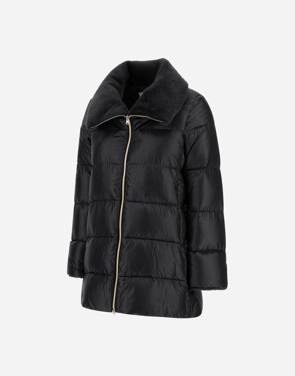 Herno A-Shape In Nylon Ultralight Nero