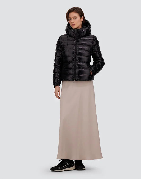 Herno Hero Shiny Nylon Down Jacket in Black