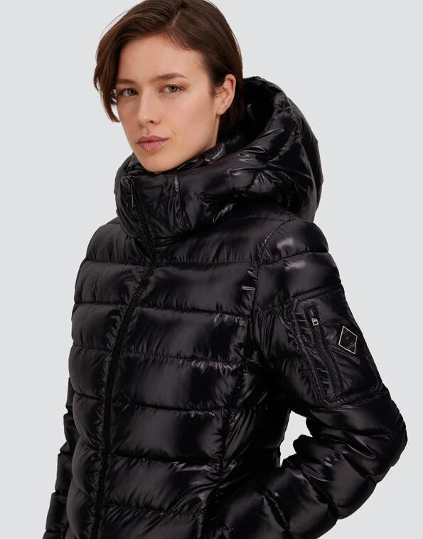 Herno Hero Shiny Nylon Down Jacket in Black