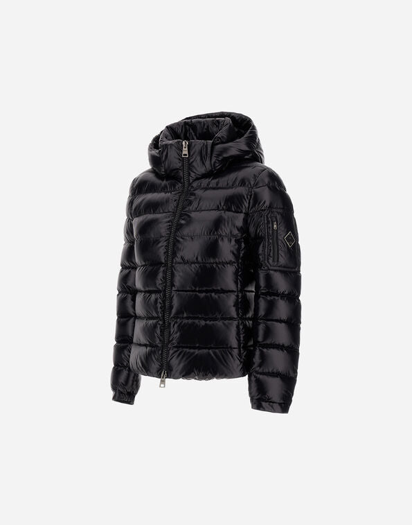 Herno Hero Shiny Nylon Down Jacket in Black